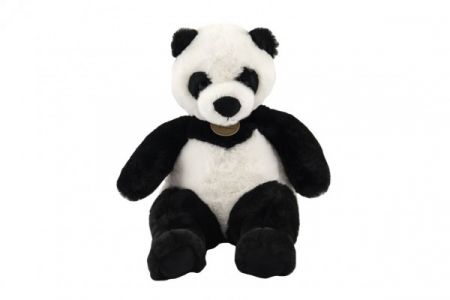 Teddies Panda sedící plyš 19x24x19cm 0+