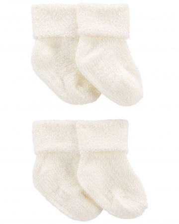 CARTERS CARTER'S Ponožky White neutrál LBB 4ks NB/ vel. 56