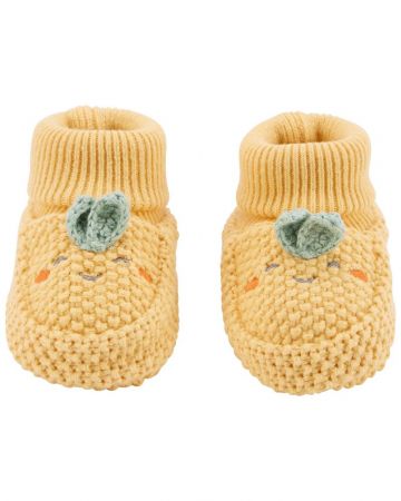 CARTERS CARTER'S Botičky háčkované Yellow neutrál LBB NB, vel. 56