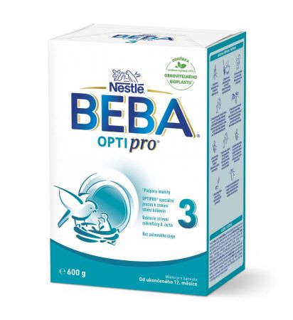 BEBA BEBA OPTIPRO 3, 600 g - Batolecí mléko