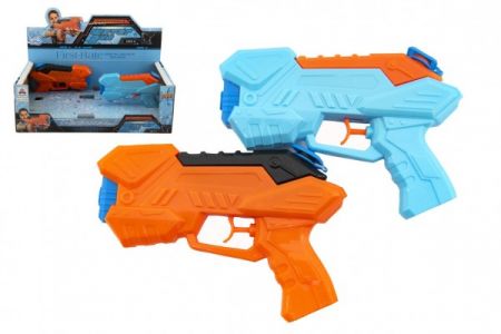 Teddies Vodní pistole plast 19cm 2 barvy 12ks v boxu