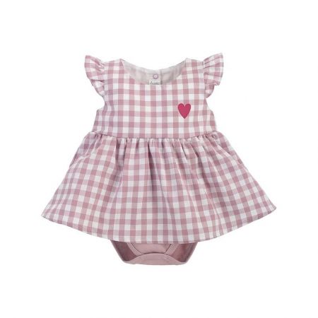 PINOKIO PINOKIO Šaty body Pink Sweet cherry vel. 68