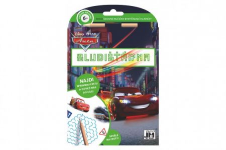 Jiri Models Bludišťárna s tužkou Auta/Cars 15x21cm