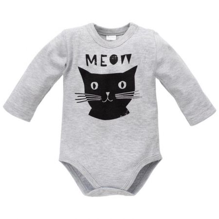 PINOKIO PINOKIO Body dlouhý rukáv Happy Day vel. 80 kočka