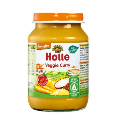 HOLLE HOLLE Bio Organic Vegetariánské kari (6 m+), 190 g