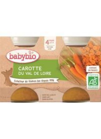 BABYBIO BABYBIO Příkrm mrkev (2x 130 g)