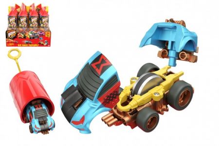 TM Toys Auto Boom City Racers plast mix druhů v plastové tubě 21x6,5x6cm 12ks v boxu