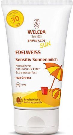 WELEDA WELEDA Dětské mléko na opalování SPF30 sensitive 150 ml