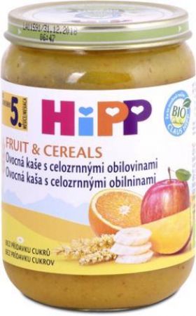 HIPP HiPP BIO Ovocná kaše s celozrnnými obilovinami (190 g) - ovocný příkrm