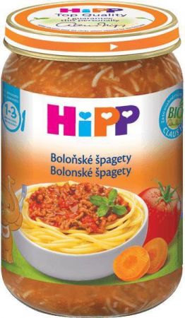HIPP HiPP BIO Boloňské špagety (250 g) - maso-zeleninový příkrm