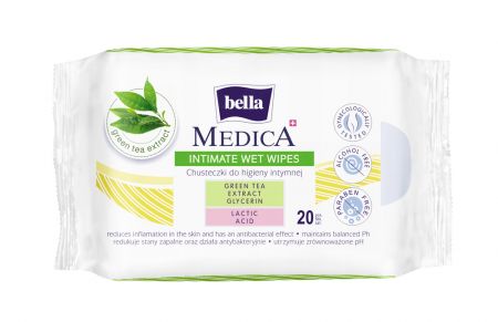 Bella BELLA Medica Intimní vlhčené ubrousky 20 ks