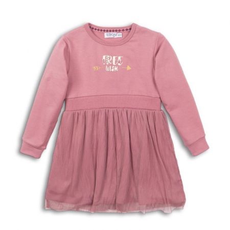 DIRKJE DIRKJE Šaty D-LOVE 80 Dark old pink