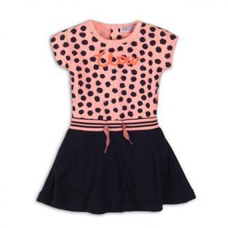 DIRKJE DIRKJE Šaty C- SO FRESH WONDERFUL 74 Pink/Black-Navy