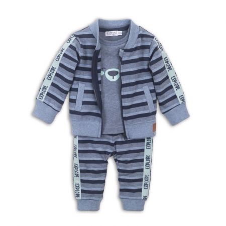 DIRKJE DIRKJE Set 3dílný D-BOY ADVENTURE TIME 56 Blue melee + navy