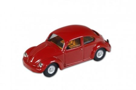 Kovap Auto VW brouk 1200 červený kov 11cm v krabičce Kovap