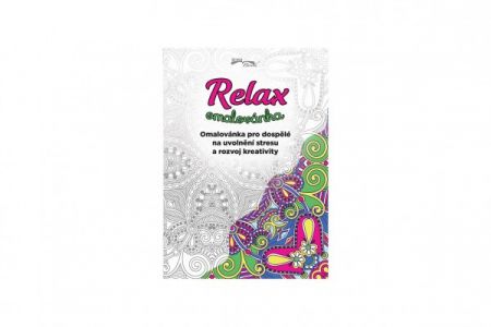 FONI Book Relax omalovánka antistresová CZ verze 21x30cm