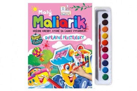 FONI Book Malý maliarik dopravné prostriedky SK verzia 29x30cm