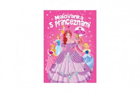 FONI Book Maľovanka s princeznami so samolepkami SK verzia 21x29cm