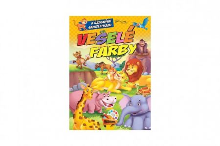 FONI Book Maľovanky Veselé farby so samolepkami SK verzia 21x30cm
