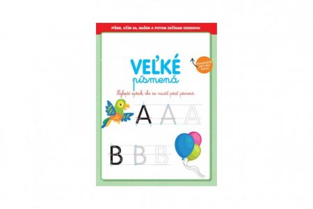 FONI Book Pracovný zošit Veľké písmená + Zmazateľné pero SK verzia 21x28cm