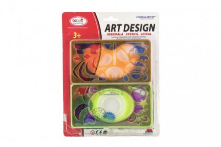 Teddies Inspiro pravítka šablony plast na kartě 23x29cm