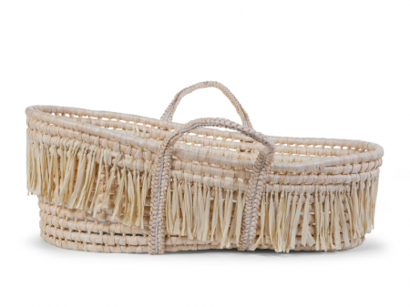 Childhome Košík pro miminko Natural Raffia +matrace