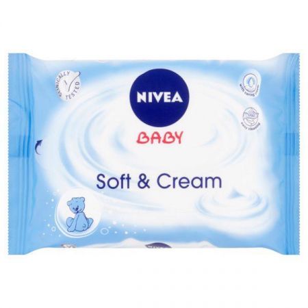 NIVEA NIVEA Baby Soft&Cream 20 ks - vlhčené ubrousky