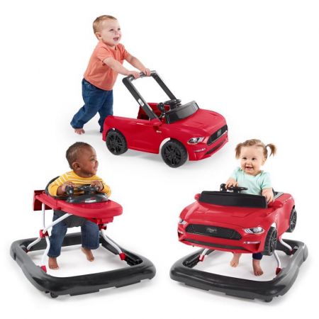 Bright Starts BRIGHT STARTS Chodítko 3v1 Ford Mustang Red 6m+, do 12 kg