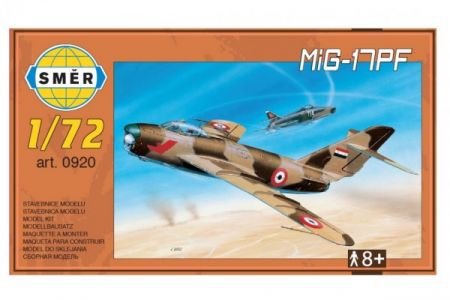 Směr Model MiG-17PF 1:72 13,3x16,2cm v krabici 25x14x4cm