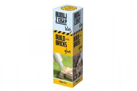 Trefl Stavěte z cihel Náhradní lepidlo 40gr Brick Trick v krabičce 3x10x3cm 12ks v boxu