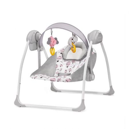 Kinderkraft KINDERKRAFT Lehátko houpací Flo Pink 0m+, do 9 kg