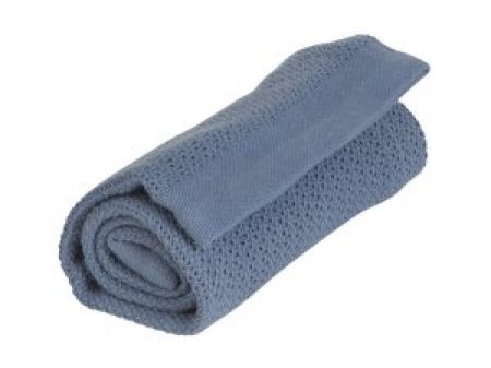 VINTER & BLOOM Deka Soft Grid Organic Denim Blue