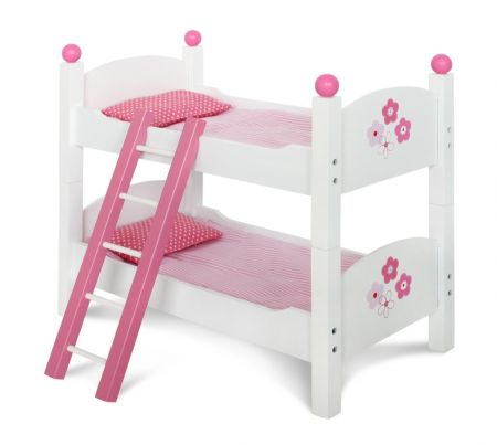 Bayer Chic 50399 Dřevěná rozkládací palanda pro panenky bílá
