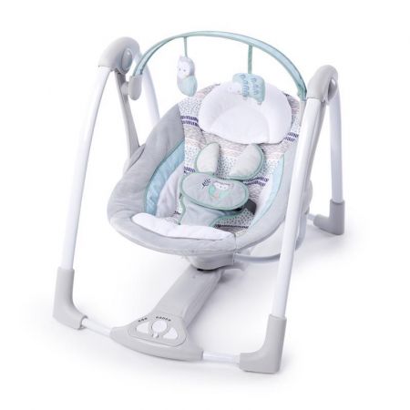 Ingenuity INGENUITY Houpačka s adaptérem s melodií Abernathy 0m+, do 9 kg