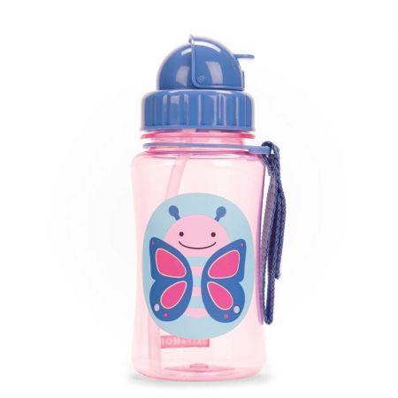 SKIPHOP SKIP HOP Zoo Hrnek s brčkem bez PVC a BPA Motýlek 12m+