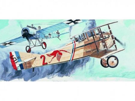 Směr Model Spad S.8 15,4x19,3cm v krabici 31x13,5x3,5cm