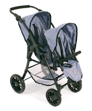 Bayer Chic Buggy Tandem Twinny 2021 kočárek pro 2 panenky za sebou 50