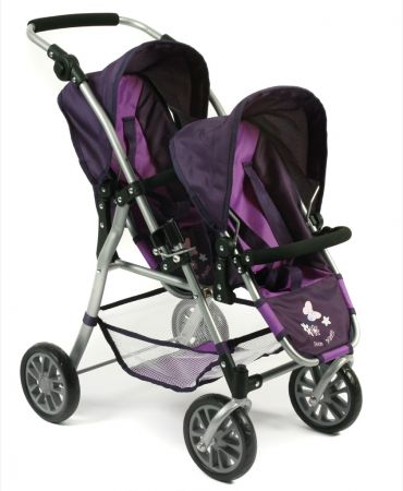 Bayer Chic Buggy Tandem Twinny  2021  kočárek pro 2 panenky za sebou 25