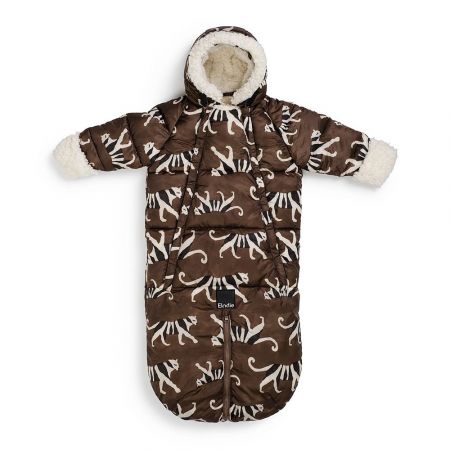 Baby overal Elodie Details - White Tiger -0 - 6 měs.
