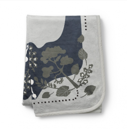 Sametová deka Elodie Details Pearl Velvet – Rebel Poodle Mineral Green