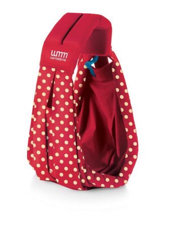 WeMadeMe WE MADE ME Nosič Soohu Sling – Polka Red Special Edition