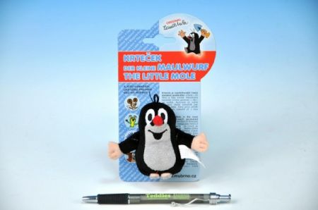 Moravská Ústředna Krtek s poutkem plyš 8cm na kartě