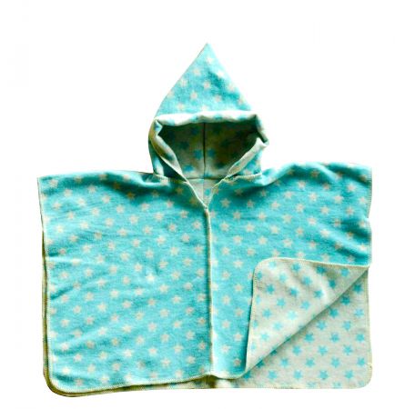 David Fussenegger JUWEL Cape poncho 2-4 roky  modrá
