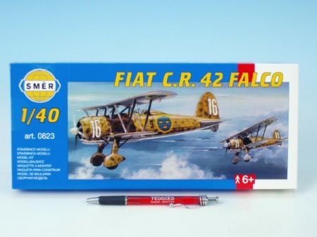 Směr Model Fiat C.R. 42 FALCO 20,9x24,1cm v krabici 31x13,5x3,5cm