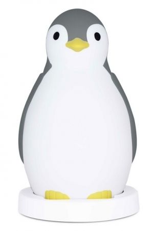 ZAZU Sleeptrainer s bezdrátovým reproduktorem Tučňák PAM-Šedá