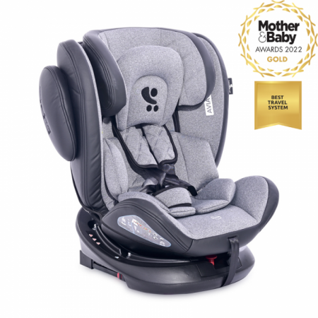 Autosedačka Lorelli AVIATOR ISOFIX 0-36 KG BLACK&LIGHT GREY