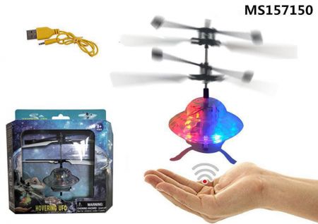 Mustar Létající UFO s LED světly