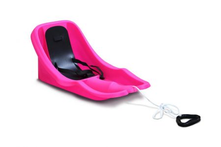 Plastkon Baby rider monster růžová s černou sedačkou