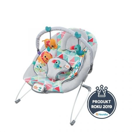 Bright Starts Toucan Tango - Lehátko vibrující s melodií, 0m+, do 9kg