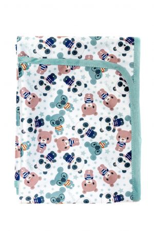 Bobánek Přebalovací podložka - Medvídci v triku 75 x 75 cm BOB-24PP